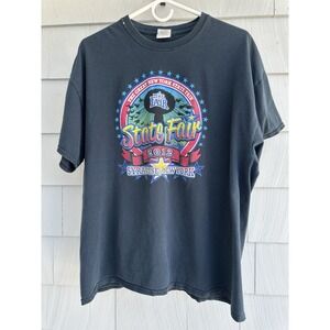 Vintage Style NY State Fair 2012 T Shirt Faded Distressed XL